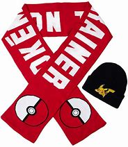 pokemon winter set beanie and scarf